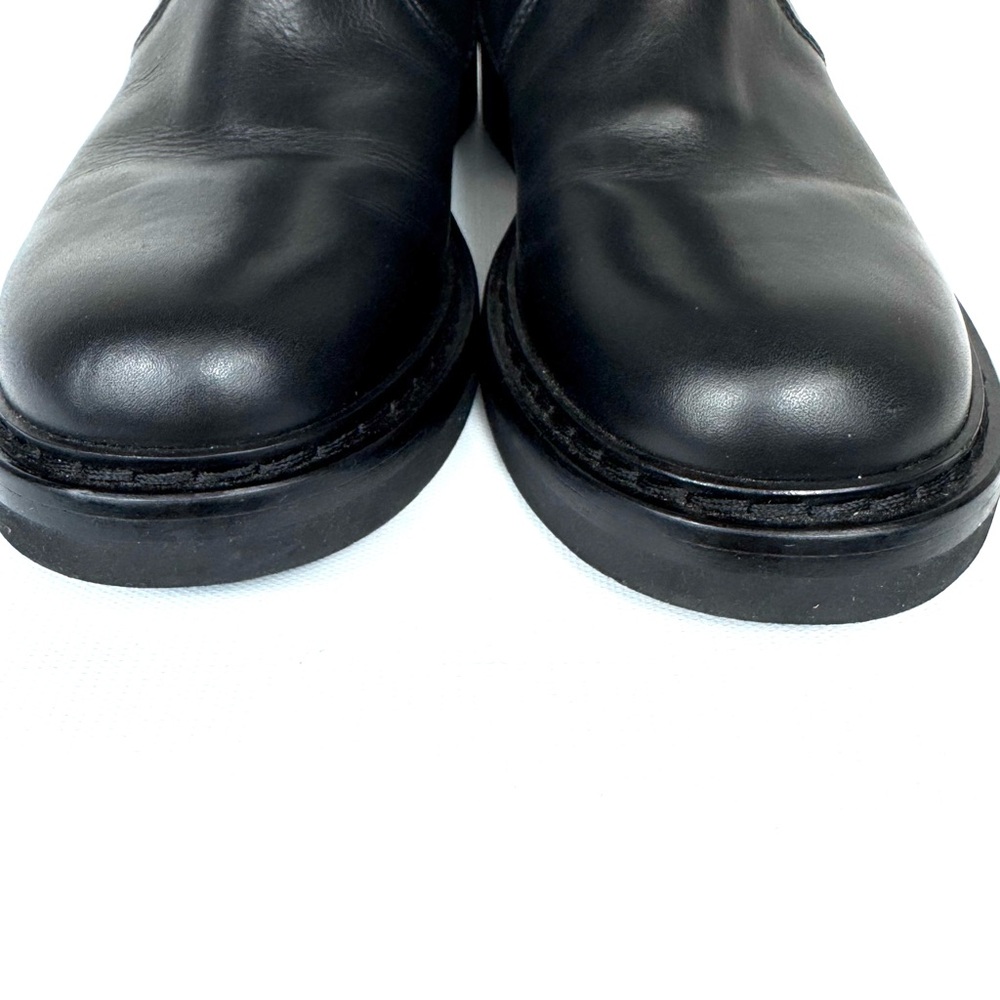 Ann Demeulemeester black triple buckle moto combat creeper women’s boots size 37 - Picture 6 of 16